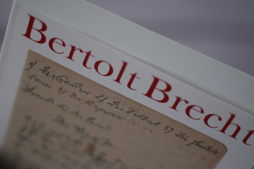 Bertolt Brecht, Notizbücher 4