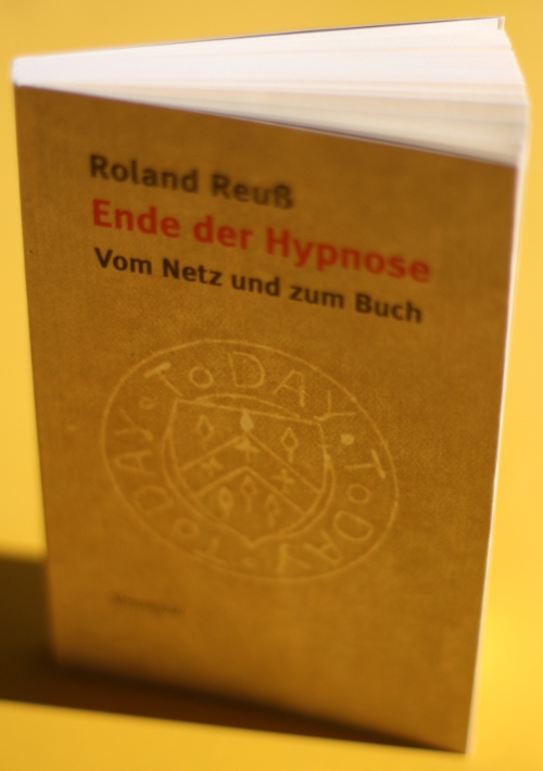 Umschlag: Roland Reuß, Ende der Hypnose (2)