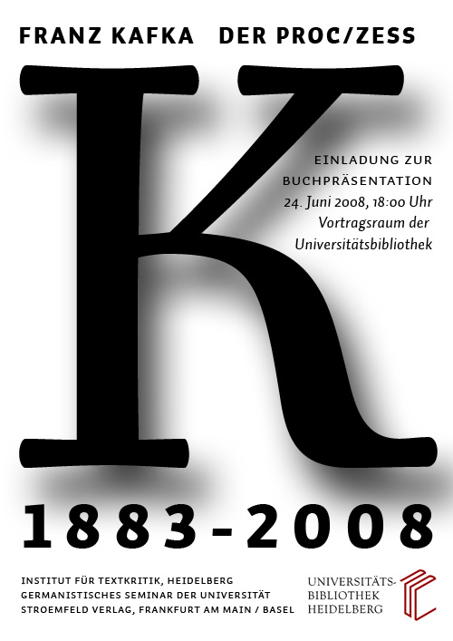 Präsentation: Franz Kafka-Ausgabe Oxforder Oktavhefte 3 und 4